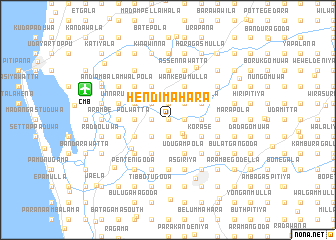map of Hendimahara