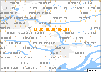 map of Hendrik-Ido-Ambacht