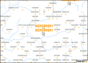 map of Henganofi