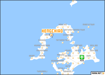 map of Heng-chiao
