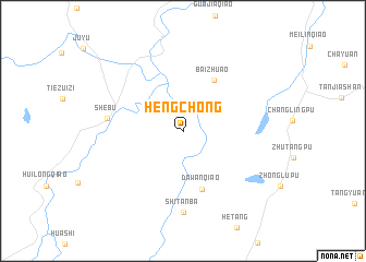 map of Hengchong