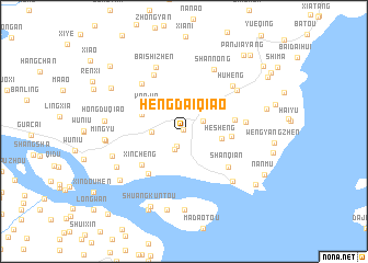 map of Hengdaiqiao