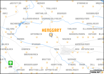 map of Henggart