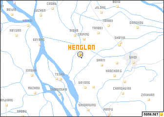 map of Henglan