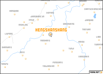 map of Hengshanshang