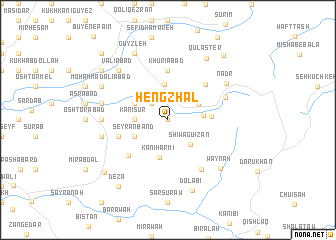 map of Hengzhāl