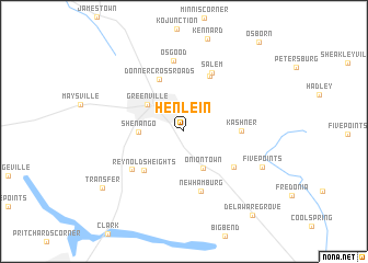 map of Henlein