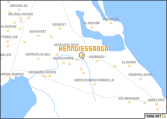 map of Henndi es Saada