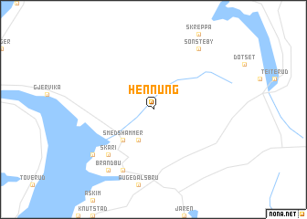 map of Hennung