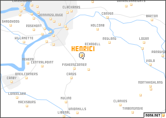 map of Henrici