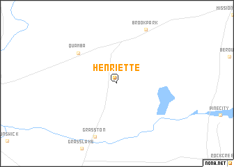 map of Henriette