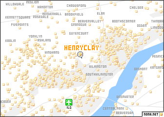 map of Henry Clay