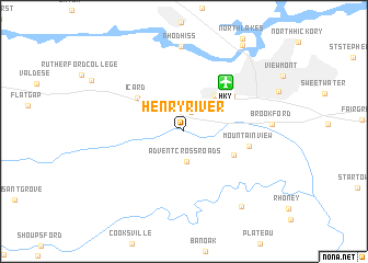 map of Henry River
