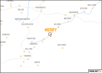 map of Henry