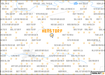 map of Henstorf