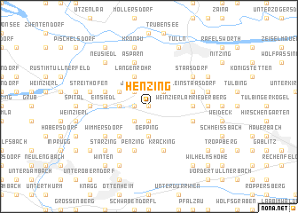 map of Henzing