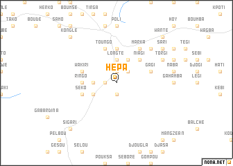 map of Hépa