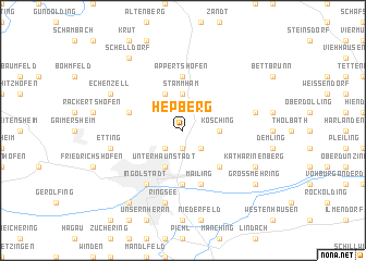 map of Hepberg