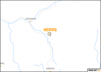 map of Heping