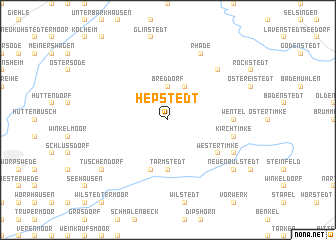 map of Hepstedt