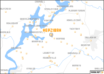 map of Hepzibah