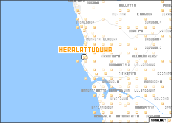 map of Heralattuduwa