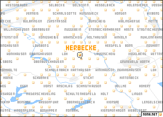 map of Herbecke