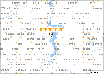 map of Herbedeiro