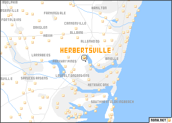 map of Herbertsville