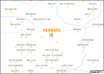 map of Herborg