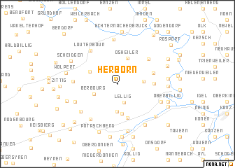 map of Herborn