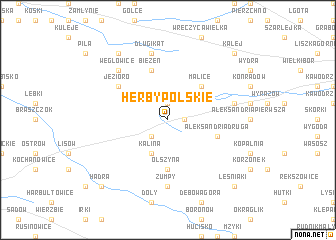 map of Herby Polskie