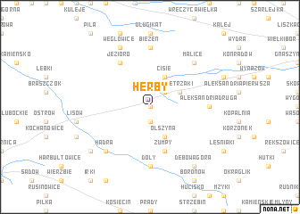 map of Herby