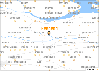 map of Herdern