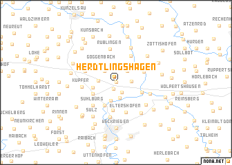 map of Herdtlingshagen