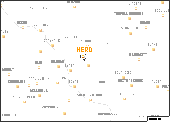 map of Herd