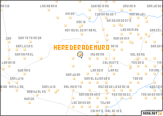 map of Heredera de Muro