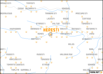 map of Hereşti