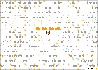 map of Hergersberg