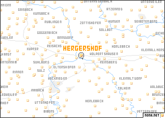 map of Hergershof