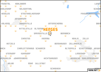map of Herges