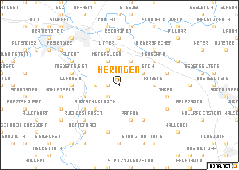 map of Heringen