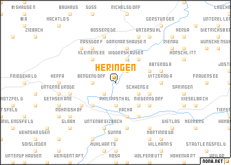 map of Heringen