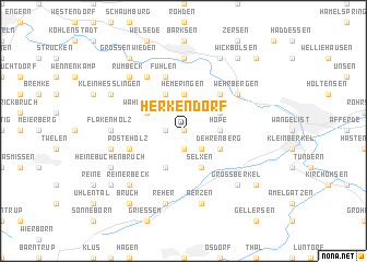 map of Herkendorf