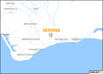 map of Hermada