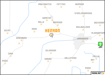 map of Herman