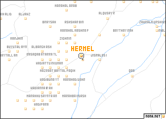 map of Hermel