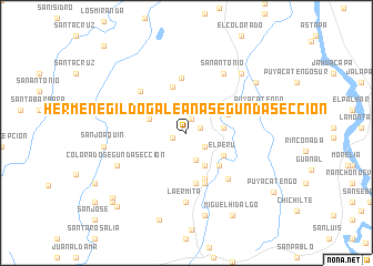 map of Hermenegildo Galeana Segunda Sección