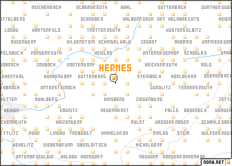 map of Hermes