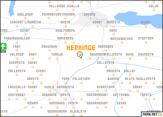map of Herminge